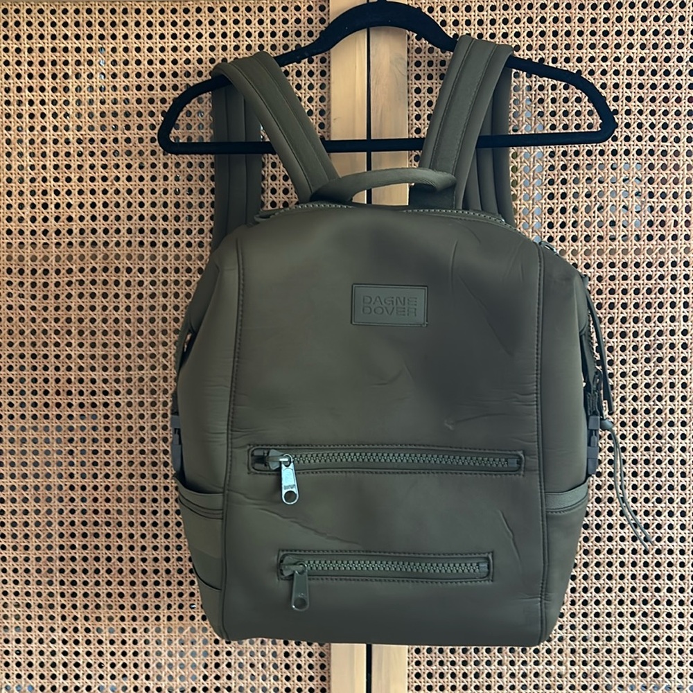 Dagne Dover Indi Diaper Backpack Medium, Olive Green